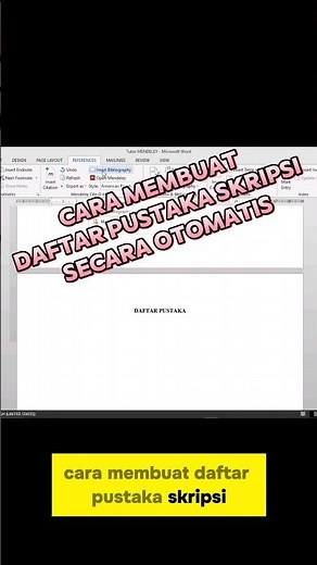 How to Create an Automated Bibliography in Word Using Mendeley in 1 Minute⁉️ #tutorial #wordforbe...