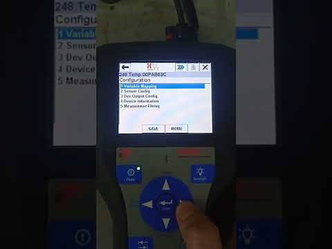 Temperature Transmitter Configuration by Emerson 475 Hart Communicator