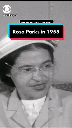 Rosa Parks tells an interviewer about the fight for equal rights, in 1955. #blackhistorymonth #rosaparks #makeblackhistory #blackhistory