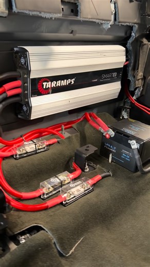 Superior Sounds Car Audio & Tint on Instagram: "Amp Rack and Install on this Silverado. We installed his Taramps 8k and a 20ah Sodium Battery. #caraudio #caraudioshop #carstereo #truckaudio #basshead #caraudioshop #tacomawa"