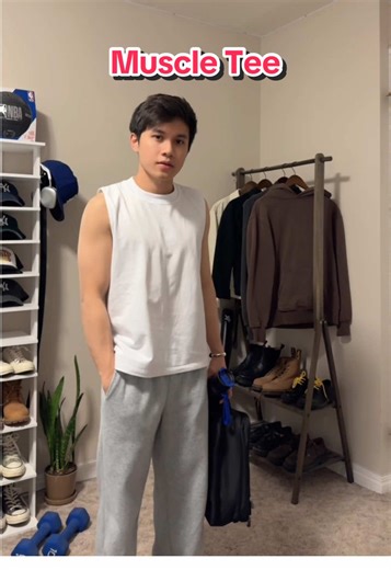 Muscle tee from Messy >>>> #muscletee #menstee #gymoutfit #mensoutfitideas #tiktokshopph