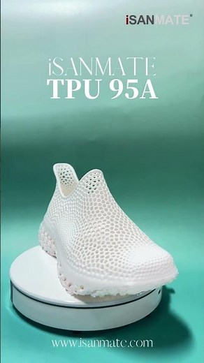 👟✨ Create Your Own 3D-Printed Shoes with @iSANMATE TPU 95A! Ready to start? #iSANMATE #TPU #3dart