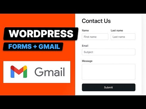 How to Send Emails from a FREE WordPress Contact Form Using Gmail (SMTP)