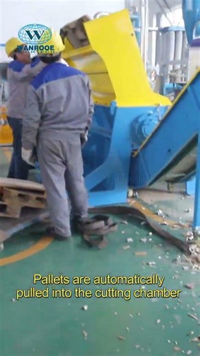 Can wood pallet shredders effectively separate ferrous metals?#recycling