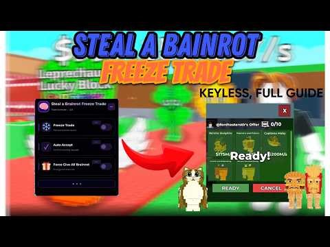 [UPDATE] STEAL A BRAINROT SCRIPT - Freeze Trade Script | No key, Op, Safe