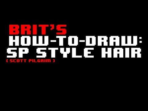 How-to-Draw: Scott Pilgrim Style Hair