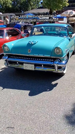 Rare 1955 Mercury Montclair 2 door hardtop with continental kit #Mercury #carshow #musclecar | Auto Seen