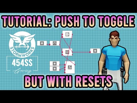 Simple MC for Push to Toggle w/ Resets (Stormworks Tutorial)