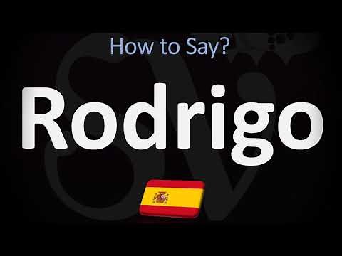 How to Pronounce Rodrigo? | Spanish & English Pronunciation