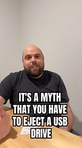 What you’ve been told about ejecting a USB drive is a lie. #usb #techhumor #computerengineering #standupcomedy | Alex Velluto