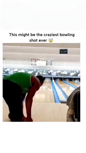 TrendVerse Hub on Instagram: "Dm for Credit / Removal The video captures a bowler executing a backwards overhead trick shot, arcing the ball high behind him to strike all pins perfectly, relying on spin and momentum for a 25-second display of improbable precision. Posted on Christmas Day 2025 by @FastbreakHoops5 , a basketball and pop culture account, it exploded to 18,000+ likes and 579,000 views, tapping into holiday escapism with feel-good athletic flair. Repurposed from a 2021 clip, it exemp
