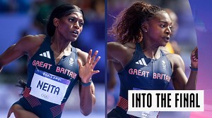 Paris 2024 Olympics video: Dina Asher-Smith and Daryll Neita reach 200m final