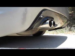 BMW E60 530D Exhaust sound (Only catalyst removed/decat)