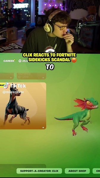 Sidekicks cost way too many vbucks #fyp #clix #fortnite #fortnitecommunity #fortniteitemshop