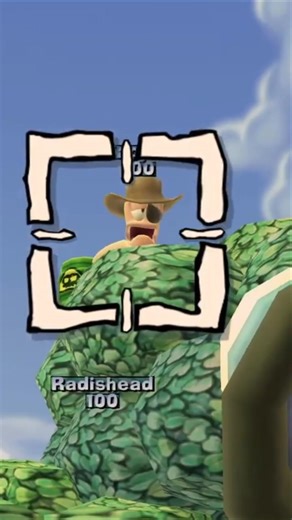 Homing Missile LOCKS ON & Blasts Worm Sky High! 🚀💥 Perfect Curve in Worms Ultimate Mayhem 😂