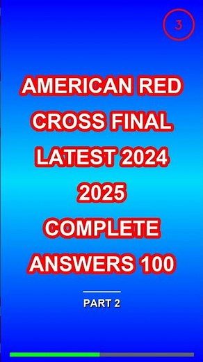 American Red Cross Final Exam Review 2026: Pass Your Certification First Try