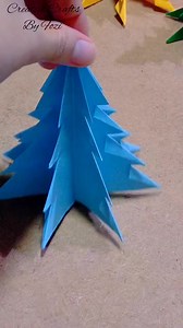 DIY origami paper tree 🎄 #origami #origamiart #papercrafts #DIY #shorts #creative | Fouzia Shahid
