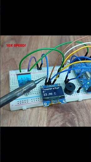 dht11 sensor project with arduino! 🌡️ | #arduino #arduinoproject #shorts #collegeprojects