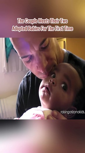Couple Meets Adopted Babies for the First Time