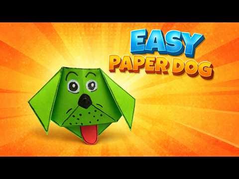 The World’s Easiest DIY Paper Dog (One Sheet, No Glue!)