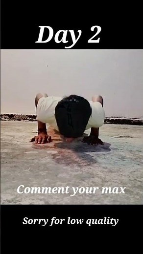 Day 2 of trying to do 50 push-ups in one set #motivation #fitness