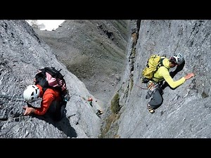 Voie des Dalles Face Sud Aiguille du Pouce Aiguilles Rouges Chamonix Mont-Blanc alpinisme escalade