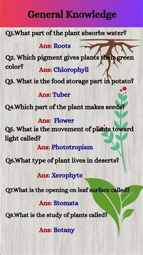 Botany Quiz: How Smart Are You About Plants #quiz #plants #test