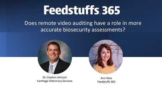 Remote video auditing have role in biosecurity assessments? | Feedstuffs