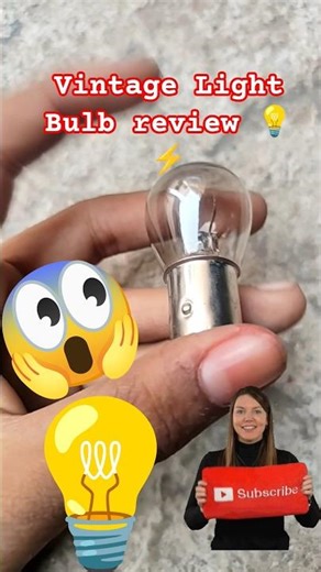 ☺️Vintage Light Bulb Review In Home #experiment #trending #shortsfeed #viral #review
