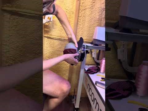 Hooping structured hat on Ricoma EM1010