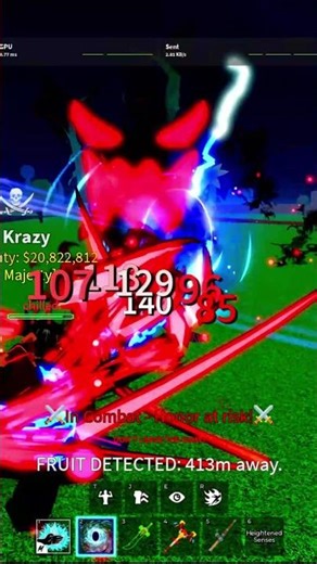 I Found LOVE FRUIT Using Fruit Notifier 💖🔥 #roblox #bloxfruits #robloxpvp #robloxshorts #viral