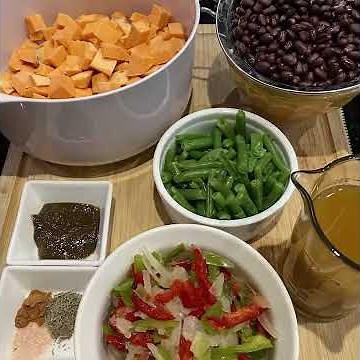 Caribbean Sweet Potato and Black Bean Stew Recipe - slow cooker recipe - spicy dinner recipe