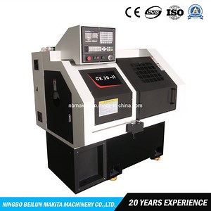 [Hot Item] Horizontal Economical Linear Guide Rail Gang Tool CNC Mini Lathe