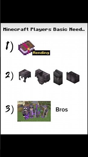 Minecraft player basic needs ||Gamerswastik92 #minecraft