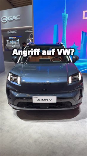 Marc Pelzer on Instagram: "Angriff auf VW? 👀 ⠀ Ein elektrisches Mittelklasse SUV, das als Konkurrent für den VW ID.4 gesehen wird – der GAC AION V. Kann er sich mit seiner Reichweite, Ladetechnik und Ausstattung gegen den Bestseller von Volkswagen durchsetzen? Oder ist er vielleicht auch eine Alternative zu Tesla Model Y, Skoda Enyaq und Hyundai IONIQ 5? Den Preis erfahrt ihr übrigens im Video! 💸 ⠀ #Autos #newsuv #electricsuv Werbung da Markennennung."