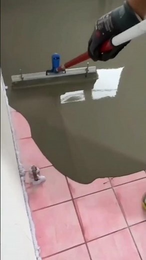 How to apply Epoxy over old tile or marble floor #epoxy #diyepoxy #countertopepoxy #shorts