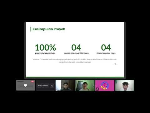 PRESENTASI TUBES PBO DENGAN JUDUL SISTEM INFORMASI BANK SAMPAH BERBASIS JAVA SWING DAN MYSQL