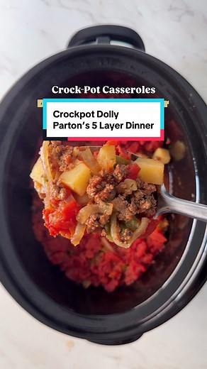 Crockpot Dolly Parton’s 5-Layer Dinner Recipe