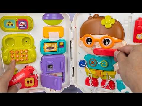 [🤐 No Talking 🤐] Satisfying Fidget Board Toys Unboxing ASMR | Toy Review