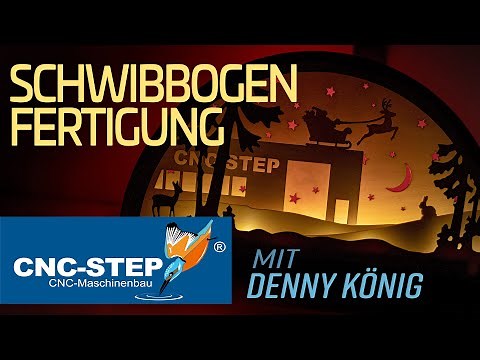CNC-STEP | Schwibbogen Fertigung mit der CNC Fräse - Nussbaum Hartholz planfräsen - Teil 3