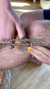 How to tape for Osgood Schlatter with Athletic Tape. 🤔 Go tape and stay safe! What is Osgood-Schlatter Syndrome? Osgood-Schlatter disease is a common knee pain condition in adolescents, caused by inflammation where the patellar tendon attaches to the shinbone. It typically occurs during growth spurts and affects those involved in sports with running and jumping. Causes of Osgood-Schlatter Syndrome? The disease is caused by repetitive stress on the shinbone’s growth plate from activities involvi