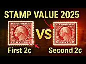 2 Cent George Washington Stamp Value in 2025 | Rare Stamp Market Prices Explained