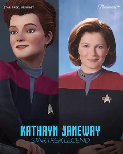 10K views · 153 reactions | Our favorite helpful hologram ☕️ Catch Janeway and the crew of Star Trek: Prodigy on Paramount+ streaming now | Nickelodeon | Facebook