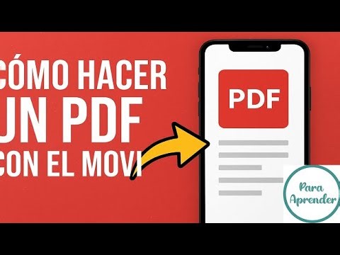 Cómo hacer un PDF en tu móvil celular en 1 minuto