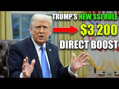 Trump’s $3,200 SSI Rule Just Activated — Most Americans Have No Idea!