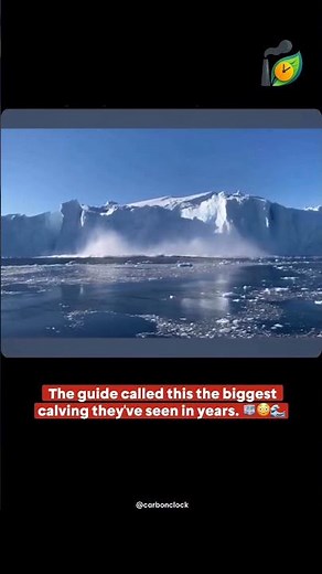 Biggest Iceberg Calving Ever Caught on Camera! 🌍❄️ | Nature’s Power Unleashed #icefish #articocean
