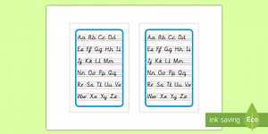 Australia Cursive Alphabet Letter Formation Poster Upper and Lower Case IKEA Tolsby/Fiestad Frame