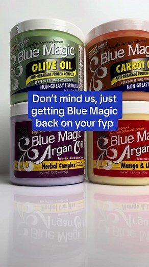 Did it work? #BlueMagic #naturalhair #nostalgia #hairtok #bluemagicgrease