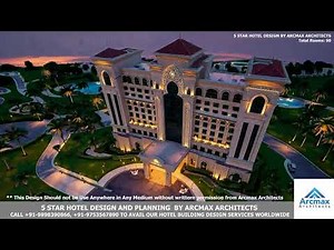 5-Star Hotel Planning Transforming Dreams into Reality with 90 Rooms | 5 star Hotel Design and plans