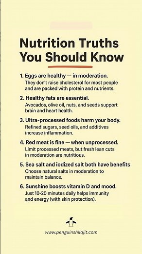 6 Nutrition Truths You Should Know | Real Health Facts That Actually Help